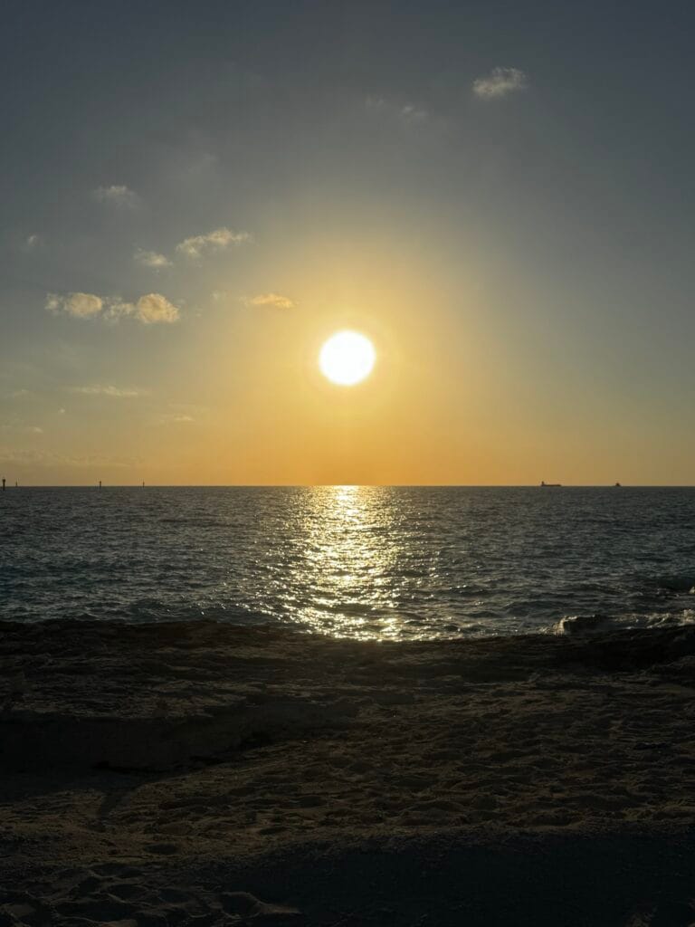 por do sol ocean cay